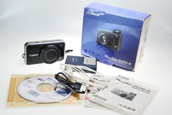 Canon PowerShot SX210 IS 14.1MP Digital Camera w/14x Zoom