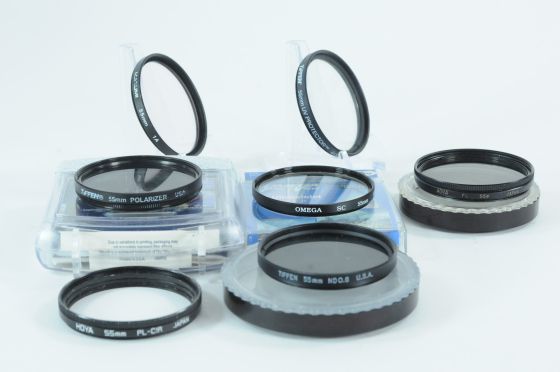 Lot of Assorted 55mm Filters