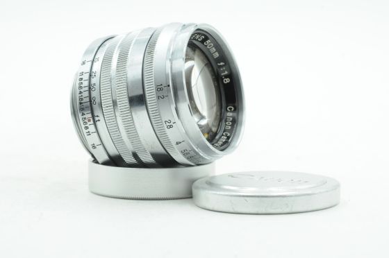 Canon 50mm f1.8 LTM M39 Lens *Read