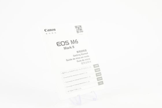 Canon EOS M6 Mark II- User Manual Guide Instruction Operator Manual