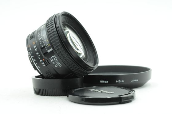Nikon Nikkor AF 20mm f2.8 D Lens