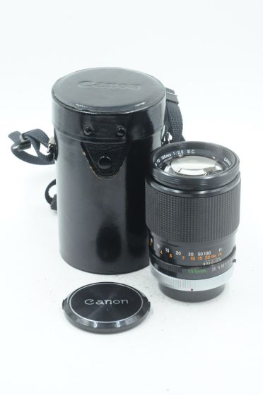 Canon FD 135mm f2.5 BL Lens