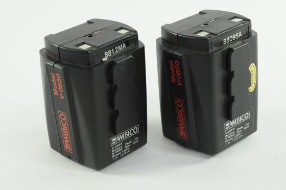 Lot of 2 Ambico Model V-0853 Battery Packs for V-0850 Power Light