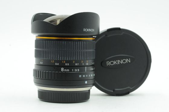 Rokinon / Bower 8mm f3.5 Manual Focus Fisheye Lens for Original 4/3