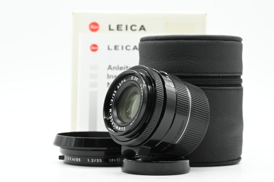 Leica 11611 35mm f2 Summicron-M ASPH Millennium Black Paint Lens