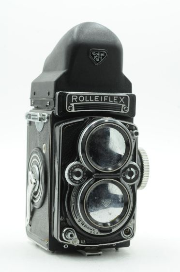 Rollei Rolleiflex 2.8E TLR Camera w/80mm f2.8 Xenotar Modified w/ Prism