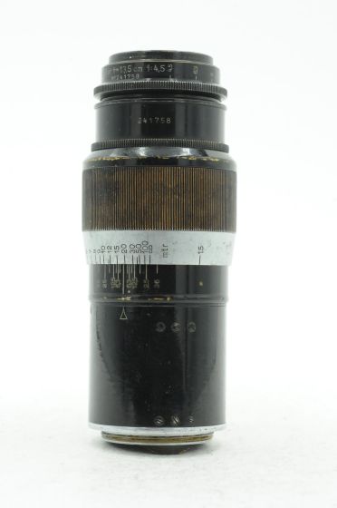 Leica 13.5cm (135mm) f4.5 Hektor LTM M39 Lens Black/Nickel