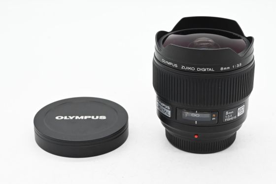 Olympus Digital 8mm f3.5 Fisheye Zuiko ED Lens Original 4/3