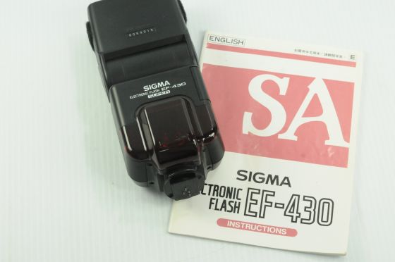 Sigma EF-430 EO-N Super Flash for Nikon AF