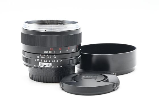Zeiss 50mm f1.4 Planar T* ZF Lens  Nikon F Mount