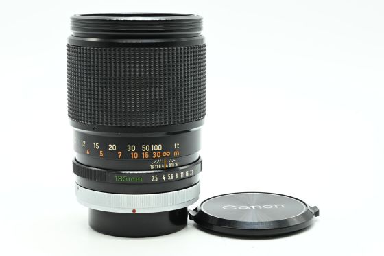 Canon FD 135mm f2.5 BL Lens