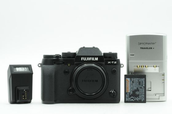 Fujifilm X-T2 24.3MP Mirrorless Black Digital Camera Body