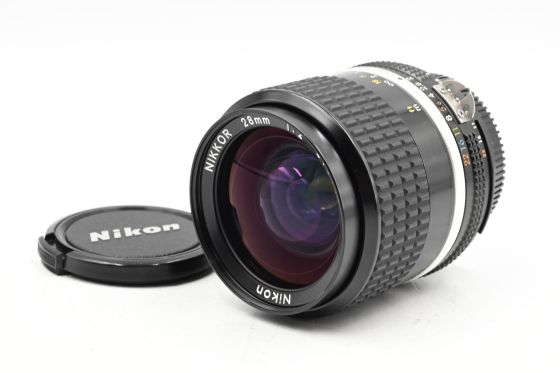 Nikon Nikkor AI-S 28mm f2 Lens AIS
