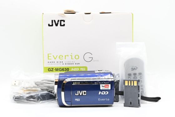 JVC GZ-MG630 Everio 60GB Hard Drive Camcorder Blue