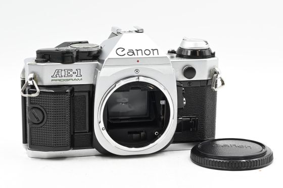 Canon AE-1 Program SLR Film Camera Body AE1 Program Chrome