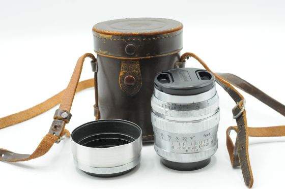 Nikon Nikkor 8.5cm 85mm f2 P.C Rangefinder Lens Leica LTM L39