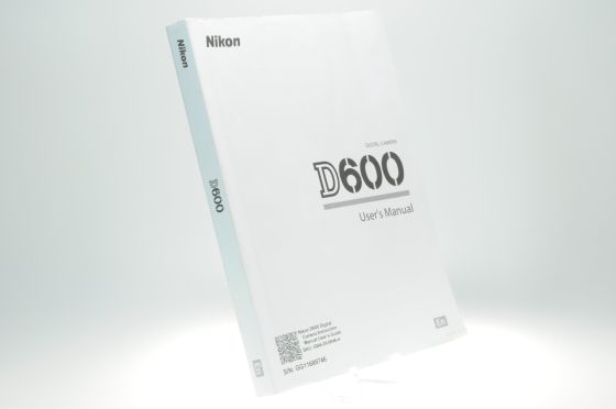 Nikon D600 Digital Camera Instruction Manual User's Guide Book