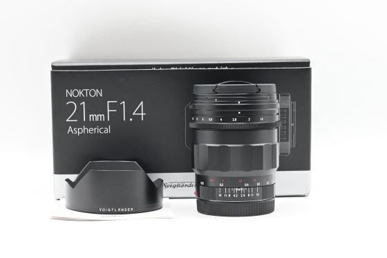 Voigtlander Nokton 21mm f1.4 Aspherical Lens VM Sony E Mount