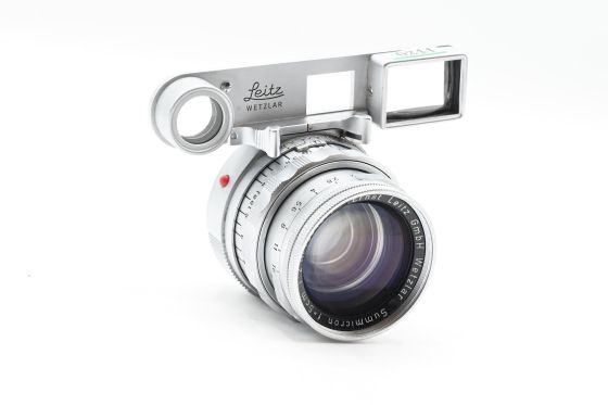 Leica M 50mm f2 Summicron DR Dual Range Lens w/Eyes *Read