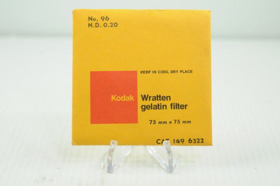 Vintage Kodak 75mm No. 96 Neutral Density ND 0.20 Wratten Gelatin Filter