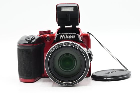 Nikon Coolpix B500 16MP Digital Camera w/40x Zoom Red