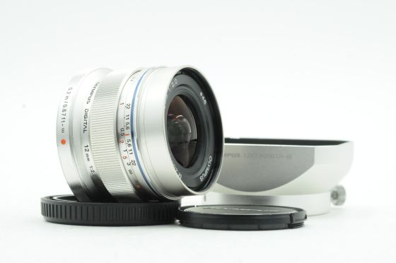 Olympus Digital 12mm f2 ED MSC M.Zuiko Lens MFT Silver