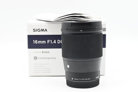 Sigma AF 16mm f1.4 Contemporary DC DN Lens Canon M