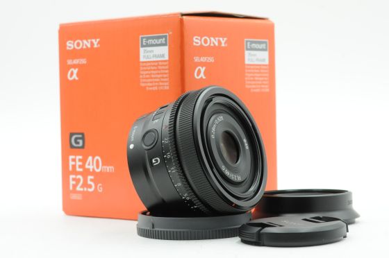 Sony FE 40mm f2.5 G Lens SEL40F25G