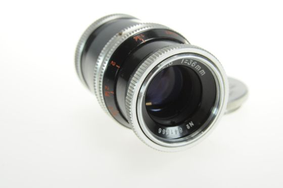 Kern Paillard YVAR AR 36mm 2.8 8mm Cine Lens