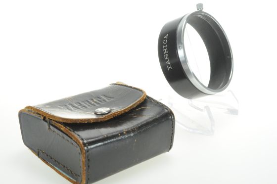 Vintage Yashica 54mm Circular Metal Clamp-On Lens Hood Shade