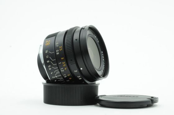 Leica 11604 28mm f2 Summicron-M ASPH Lens Black 6-Bit
