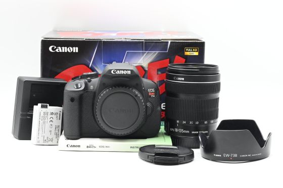 Canon EOS Rebel T5i 18MP Digital SLR Camera Kit w/ 18-135mm zoom Lens