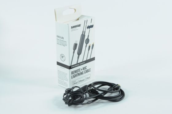 Shure RMCE-LTG Remote & Microphone Lightning Cable for SE Earphones