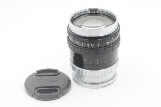 Nikon Nikkor P 10.5cm (105mm) f2.5 Rangefinder Lens Nippon Kogaku Japan