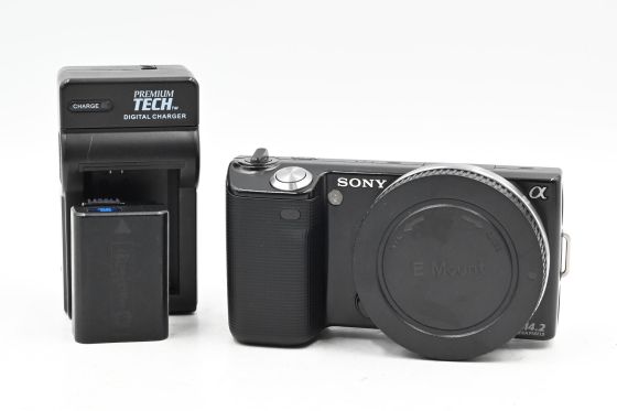 Sony NEX-5 HD 14.2MP Mirrorless Digital Camera Body Black
