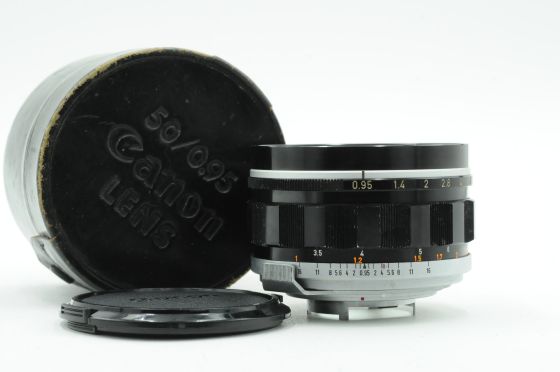 Canon 50mm f0.95 Rangefinder Lens