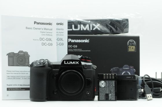Panasonic Lumix DC-G9 20.3MP Mirrorless MFT Digital Camera Body
