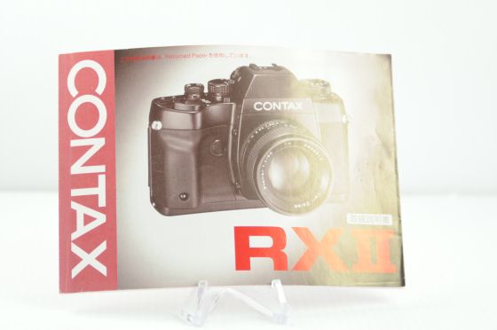 Contax RXII User Instruction Manual Guide