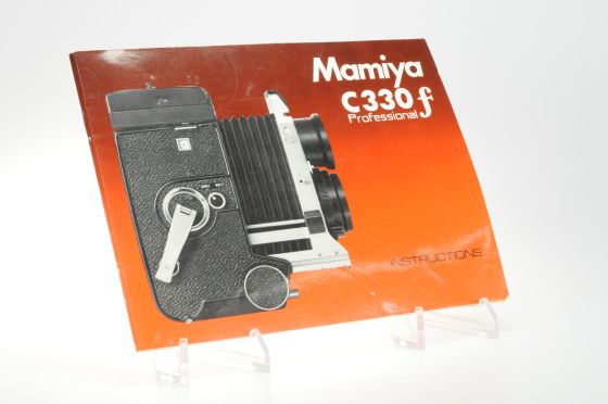 Mamiya C330f Professional Instructions Manual Guide