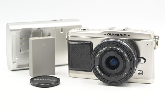 Olympus Pen E-P1 12.3MP Mirrorless Digital Camera Kit w/ 14-42mm Zoom Lens