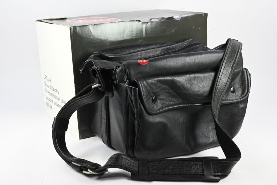Leica-R Universal Holdall Case 14834 Black Leather