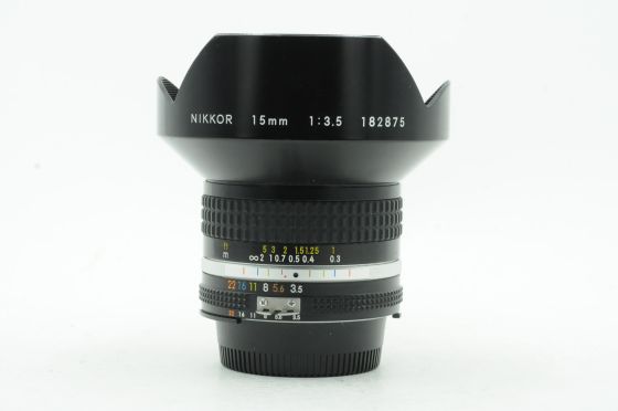 Nikon Nikkor AI-S 15mm f3.5 Lens AIS
