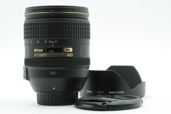 Nikon Nikkor AF-S 24-120mm f4 G ED VR Lens