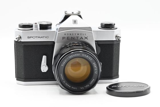 Pentax Spotmatic SLR Chrome Camera Kit w/ 55mm Lens
