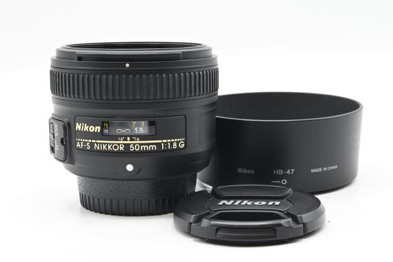 Nikon Nikkor AF-S 50mm f1.8 G SWM ASPH Lens AFS