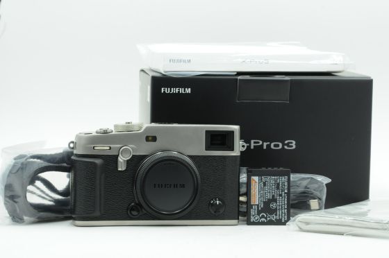 Fujifilm X-Pro3 26.1MP Titanium Mirrorless Camera Silver