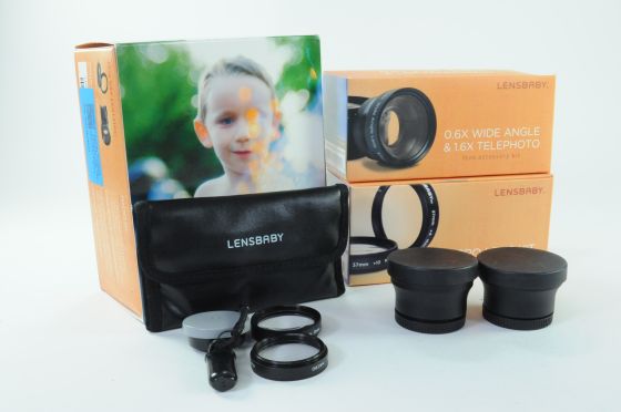 Lensbaby Accessory Kit w/+4, +10 Macro, 0.6X Wide Angle, 1.6X Telephoto