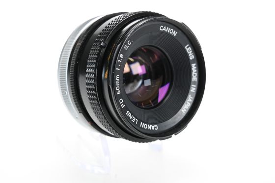 Canon FD 50mm f1.8 BL Lens