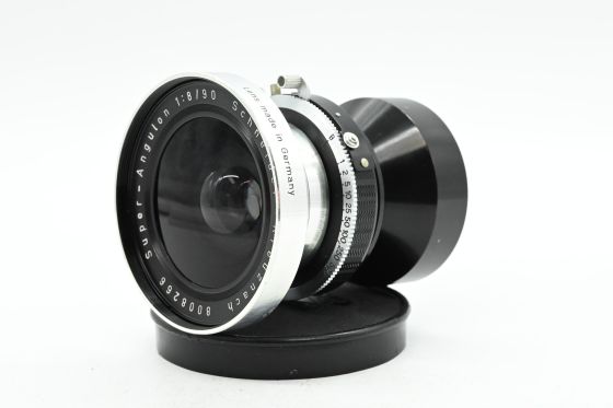 Schneider 90mm f8 Super-Angulon Lens w/ Synchro-Compur Shutter