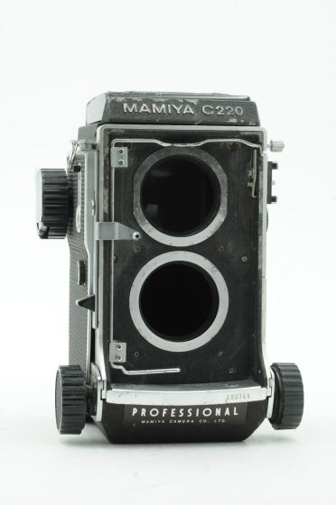 Mamiya C220 TLR Film Camera Body + Waist Level Finder